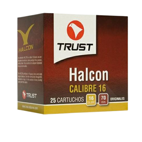 CARTUCHO TRUST HALCON 28gr- cal. 16 - 25 uds